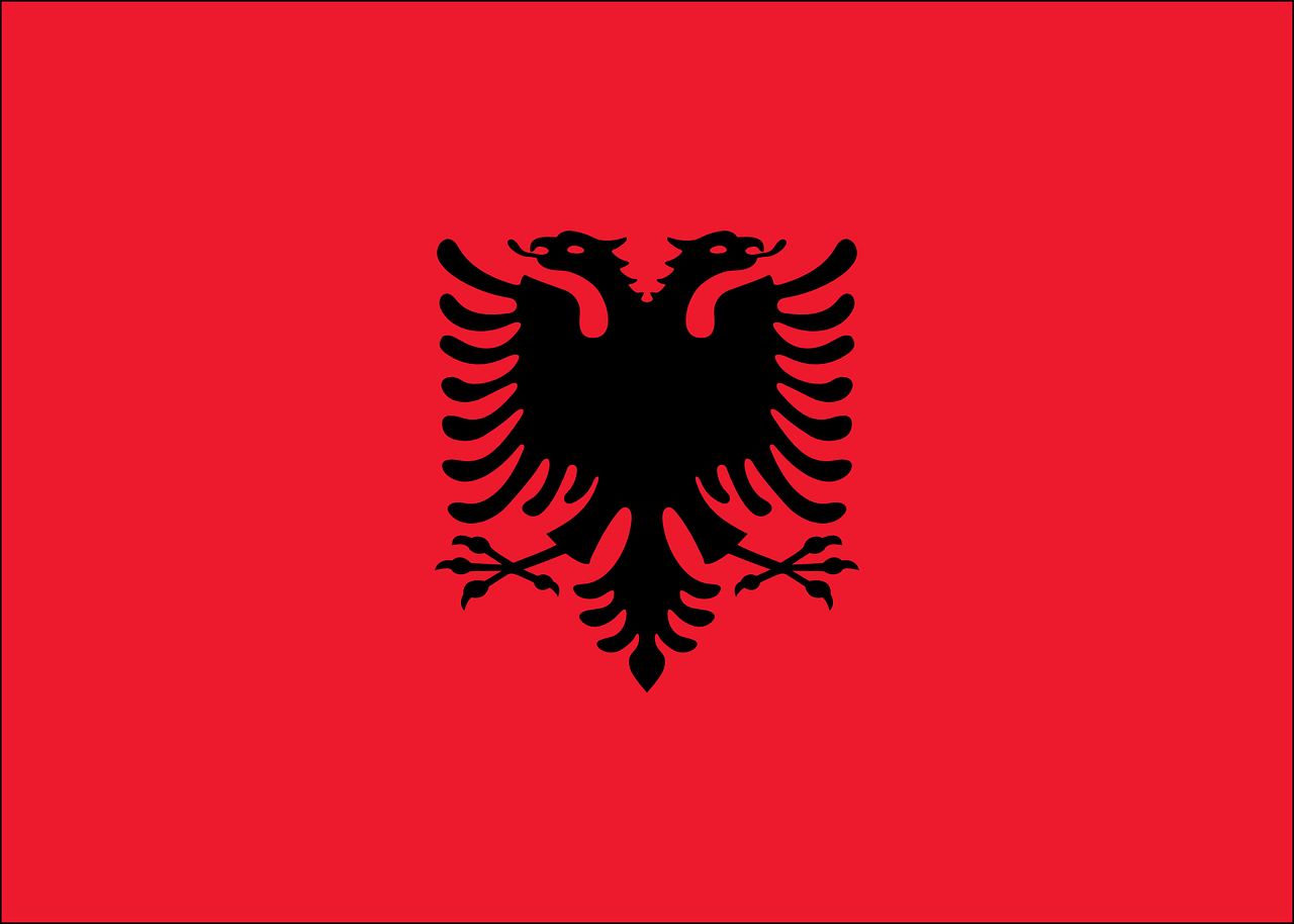 albania, vector, country