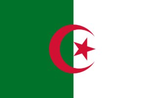 flag, algeria, green