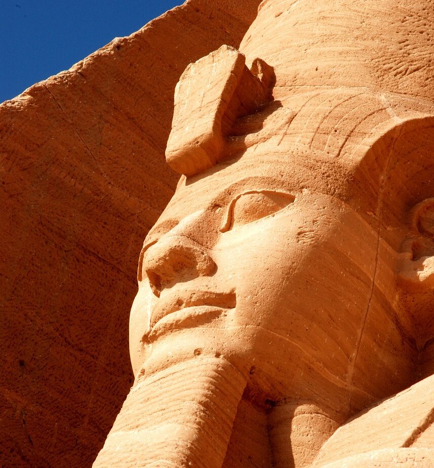 abu simbel, egypt, statue