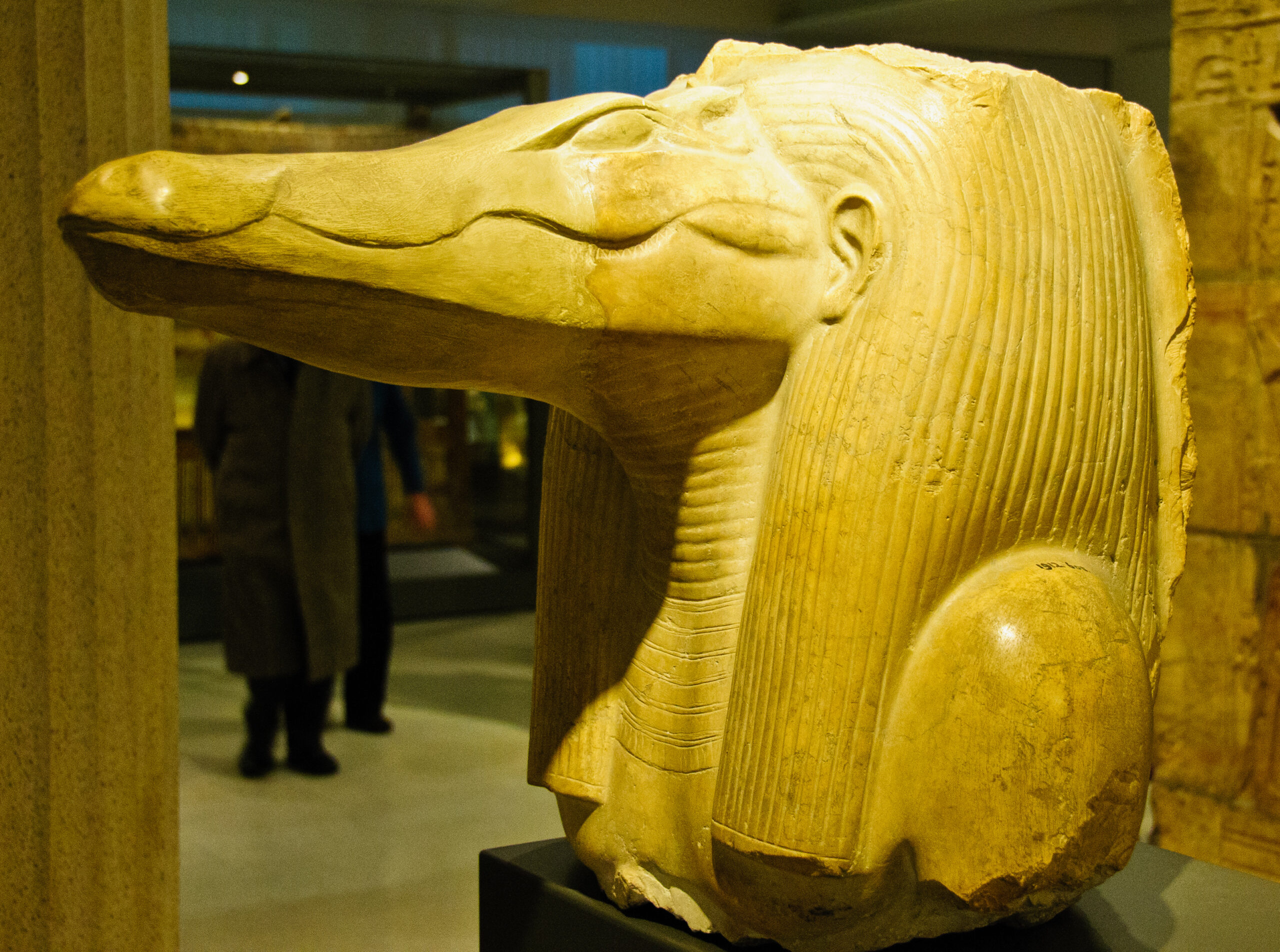 The Ancient Egyptian deity Sobek, the Nile crocodile